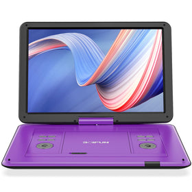 Boifun portable DVD player with 15.6-inch HD screen for clear on-the-go entertainment.