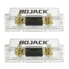 BOJACK ANL fuse holder 2pc set with 400A fuses for secure car audio protection