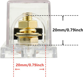 Compact fuse holder dimensions for easy mounting in tight dashboards