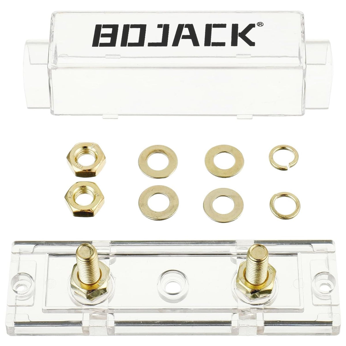 Package includes 2 ANL fuse holders and 2 400A fuses from BOJACK