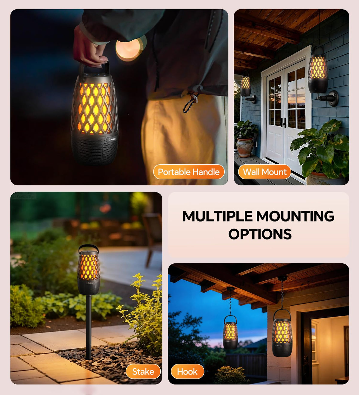 BolaButty includes hooks, stakes, and mounts for flexible placement.