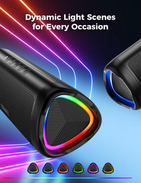 BolaButty speaker side ports for easy charging and wired audio