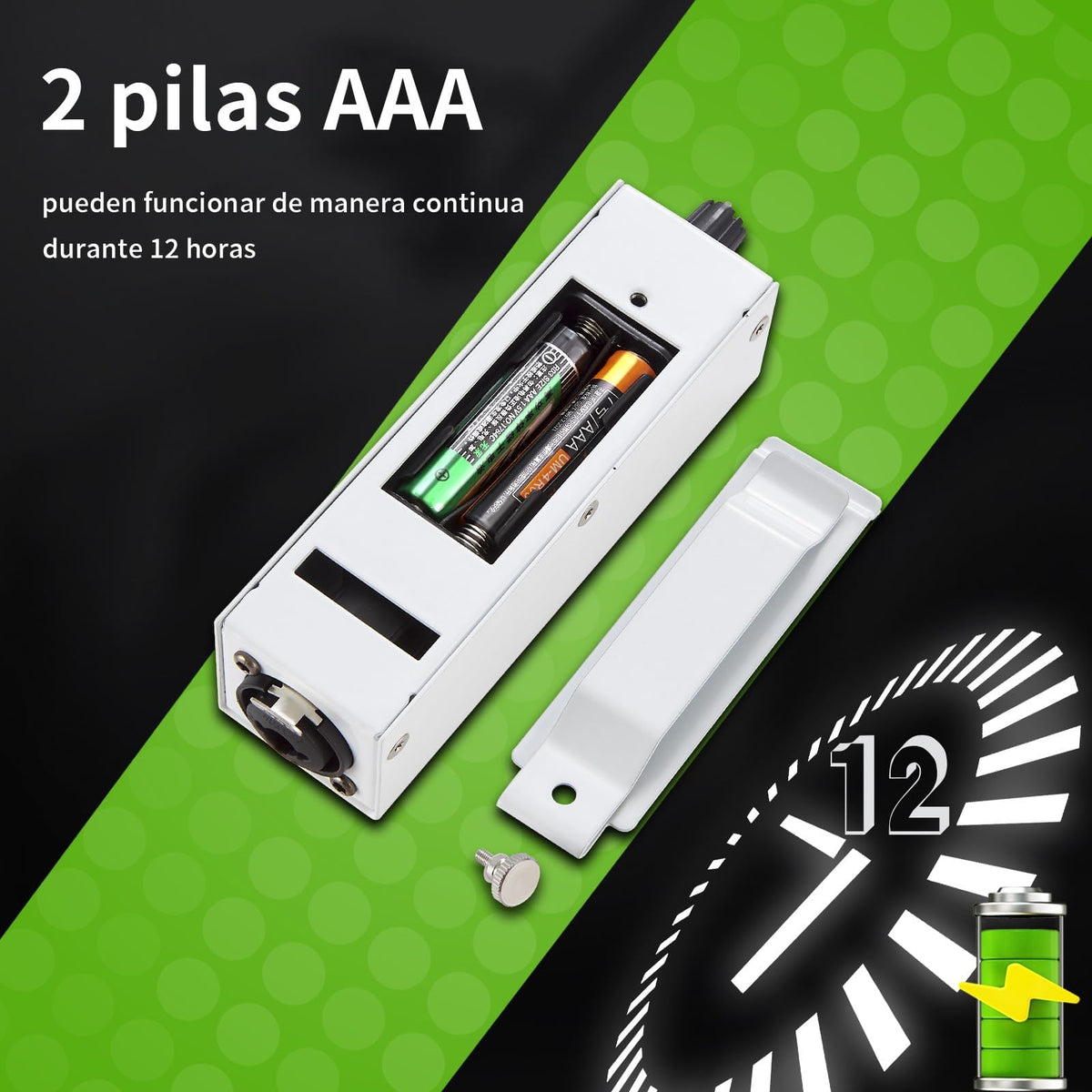 Bolanle P2 close-up of volume and stereo/mono switch for precise level control