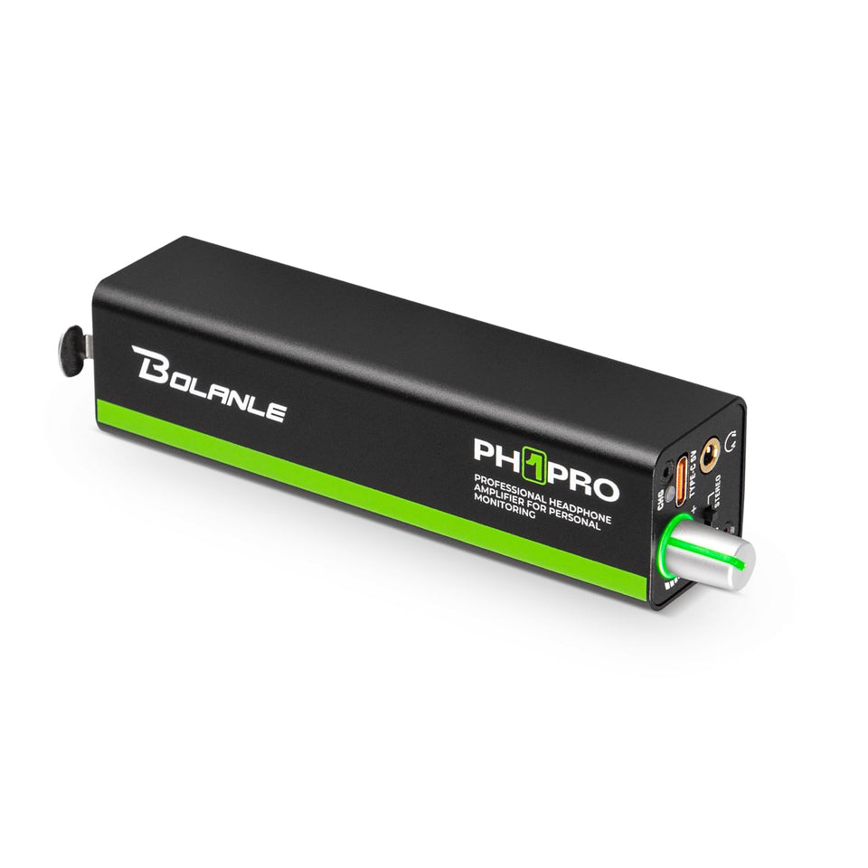 Bolanle PH1 PRO front panel view showing controls and clear monitoring benefit