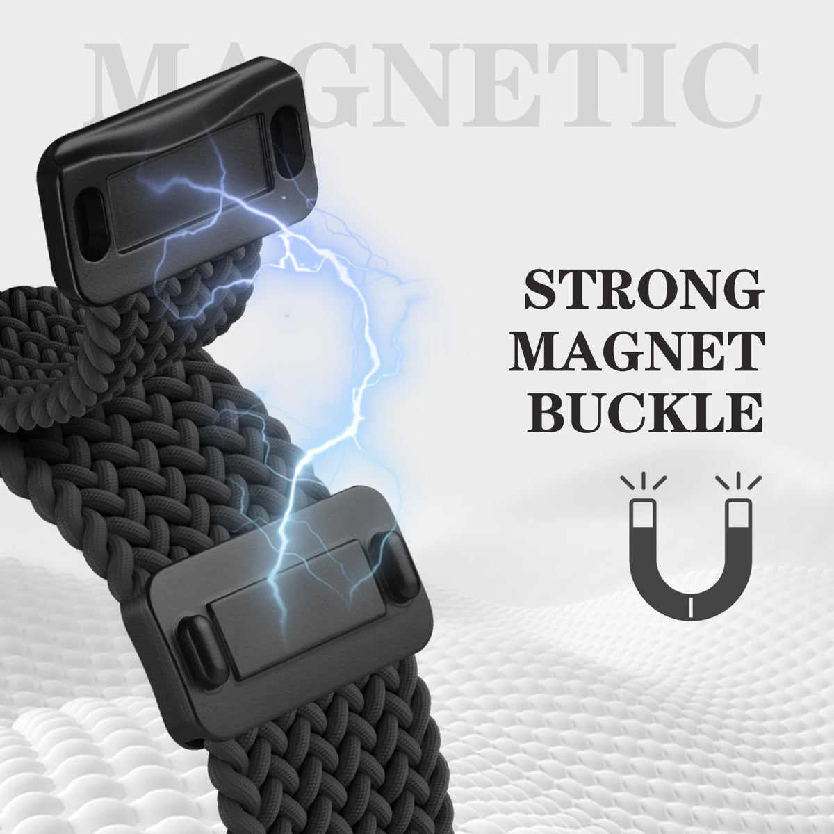 Bolesi magnetic clasp detail, shows fast reliable closure benefit
