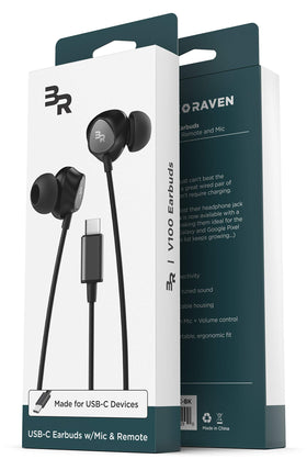 Thore Type-C headphones include three silicone gels for secure fit