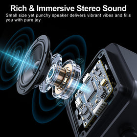 BOLONMI induction speaker with built-in power bank for charging