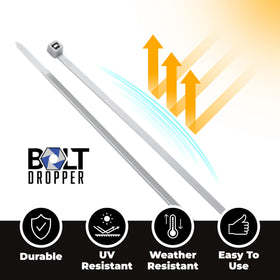 Bolt Dropper laid alongside a ruler to show 12-inch length, helping choose correct size