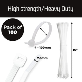 Bolt Dropper outdoor-ready zip ties in sunlight demonstrating UV resistance.