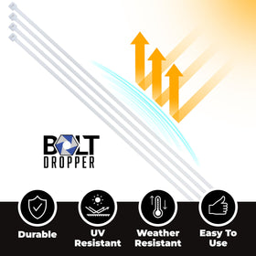 Bolt Dropper securing bundled cables demonstrating organized wiring benefit