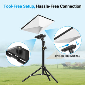 Boltwasp folded tripod compact for travel and easy packing