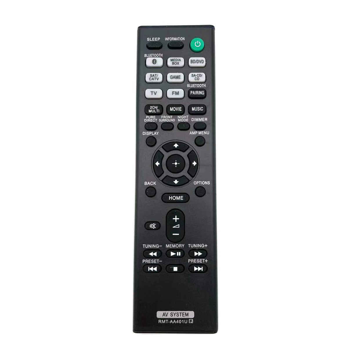 BOMAZ remote back with battery compartment open for easy battery replacement