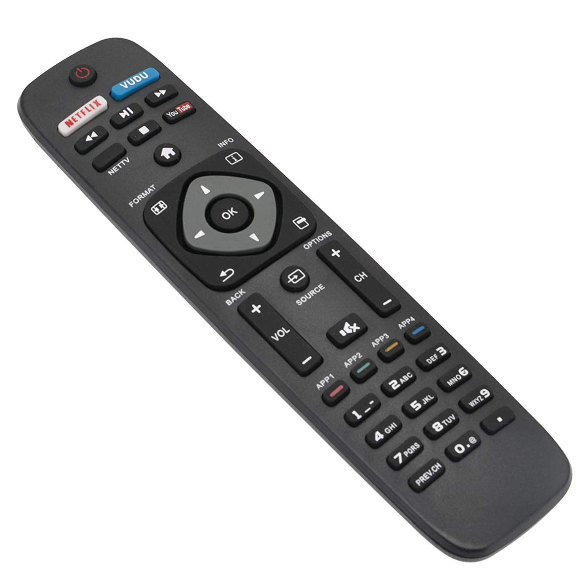 BOMAZ remote back with open battery compartment demonstrating quick battery swap