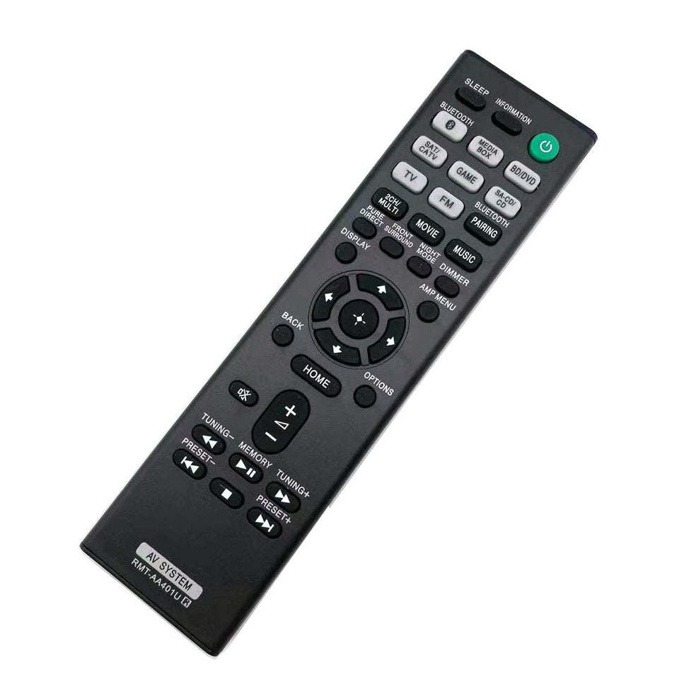 BOMAZ remote front view showing full button layout for quick control