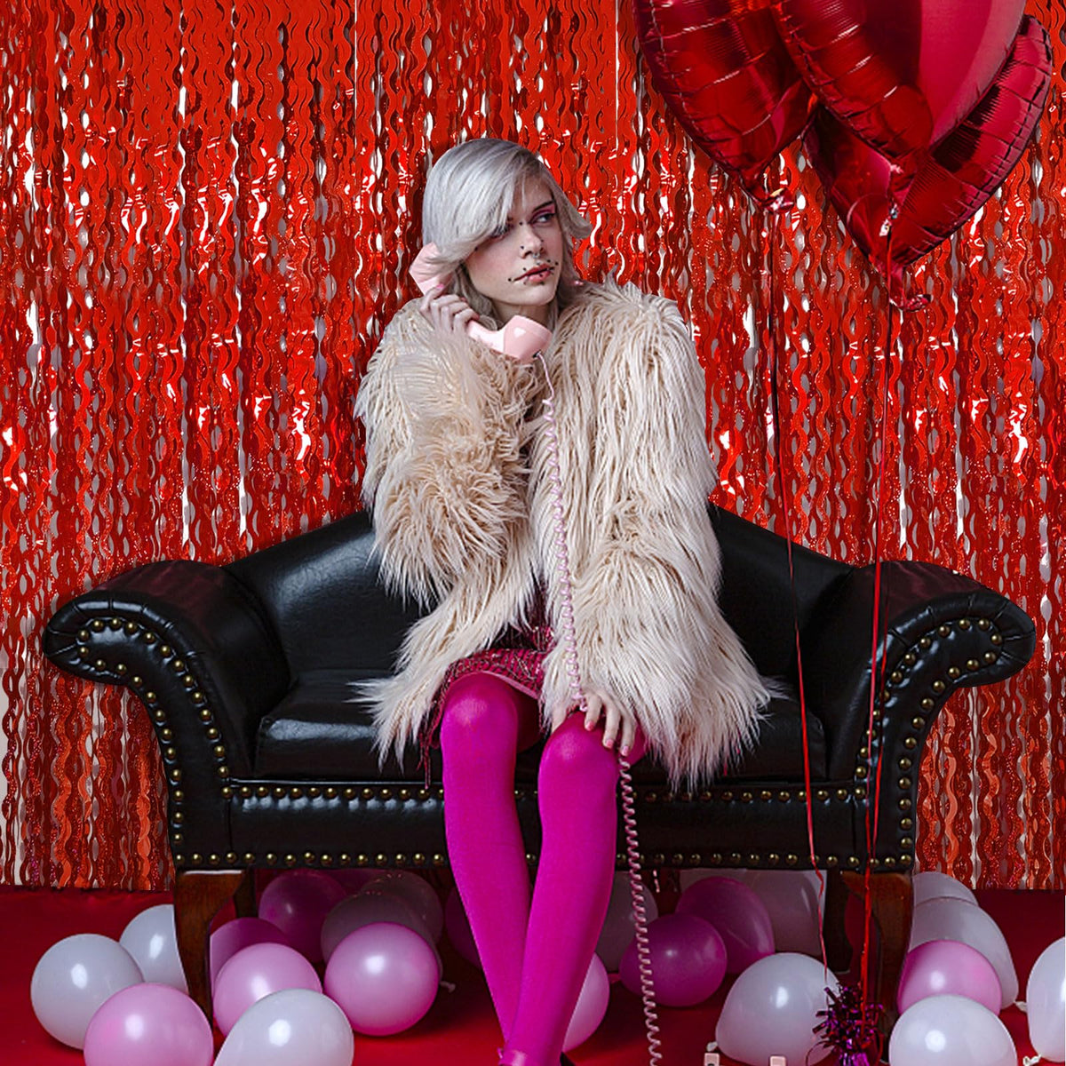 BOMSI fringe curtains with double‑sided tape enable quick, sturdy installation.