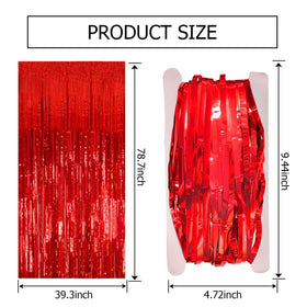 BOMSI easy-install foil backdrop ready for quick setup