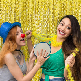BOMSI photo booth prop setup elevates memories at parties and gatherings.