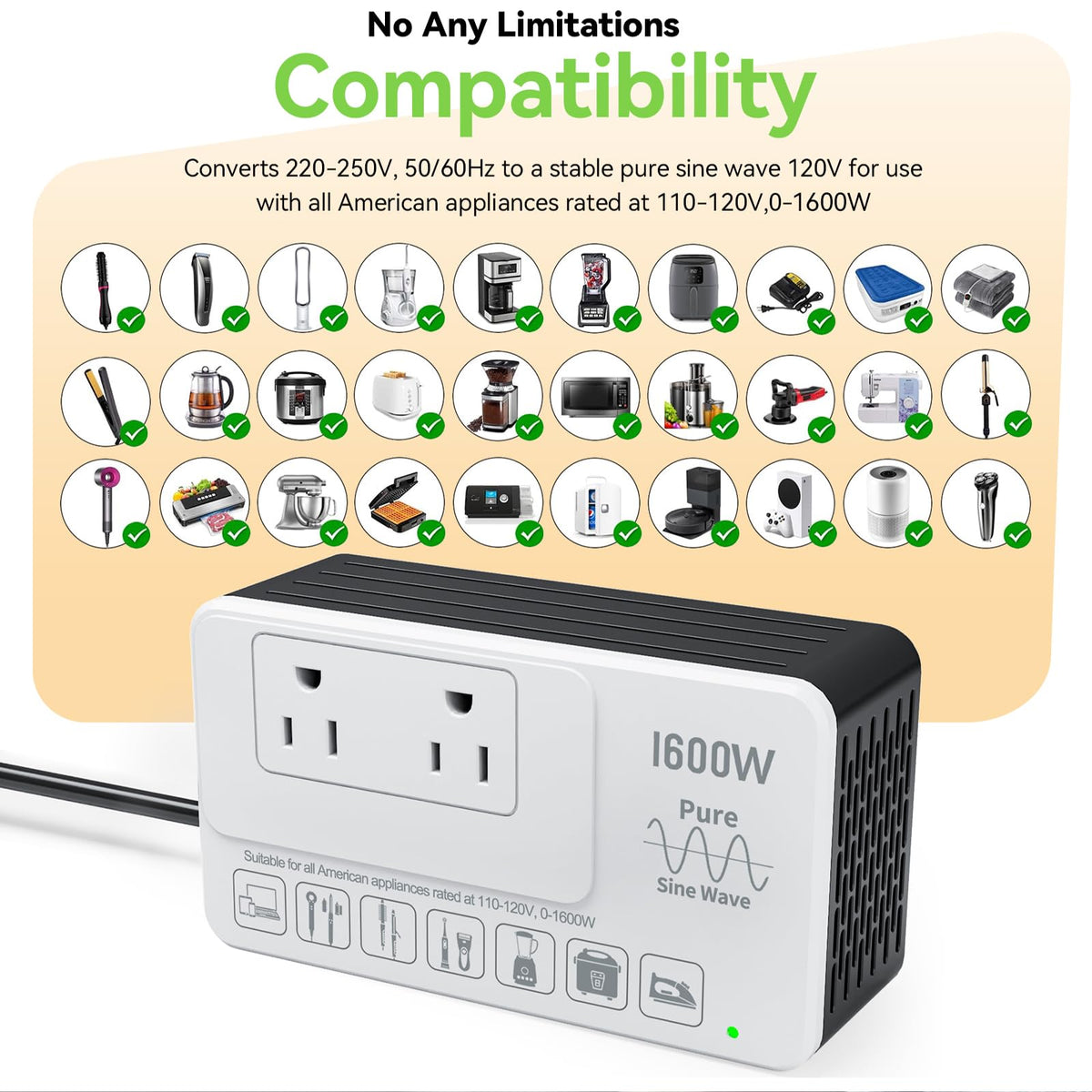 Bonazza international adapter set Type-C G I E-F enables global outlet compatibility.