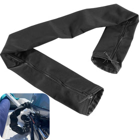 Bonbo 48-Inch black zippered rigging sleeve keeps trolling motor cables neatly organized