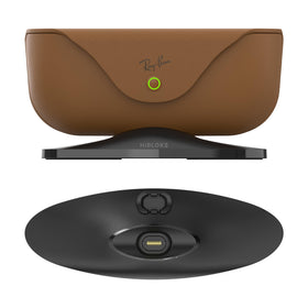 BonFook HiBloks magnetic dock front view aiding easy Ray-Ban Meta charging
