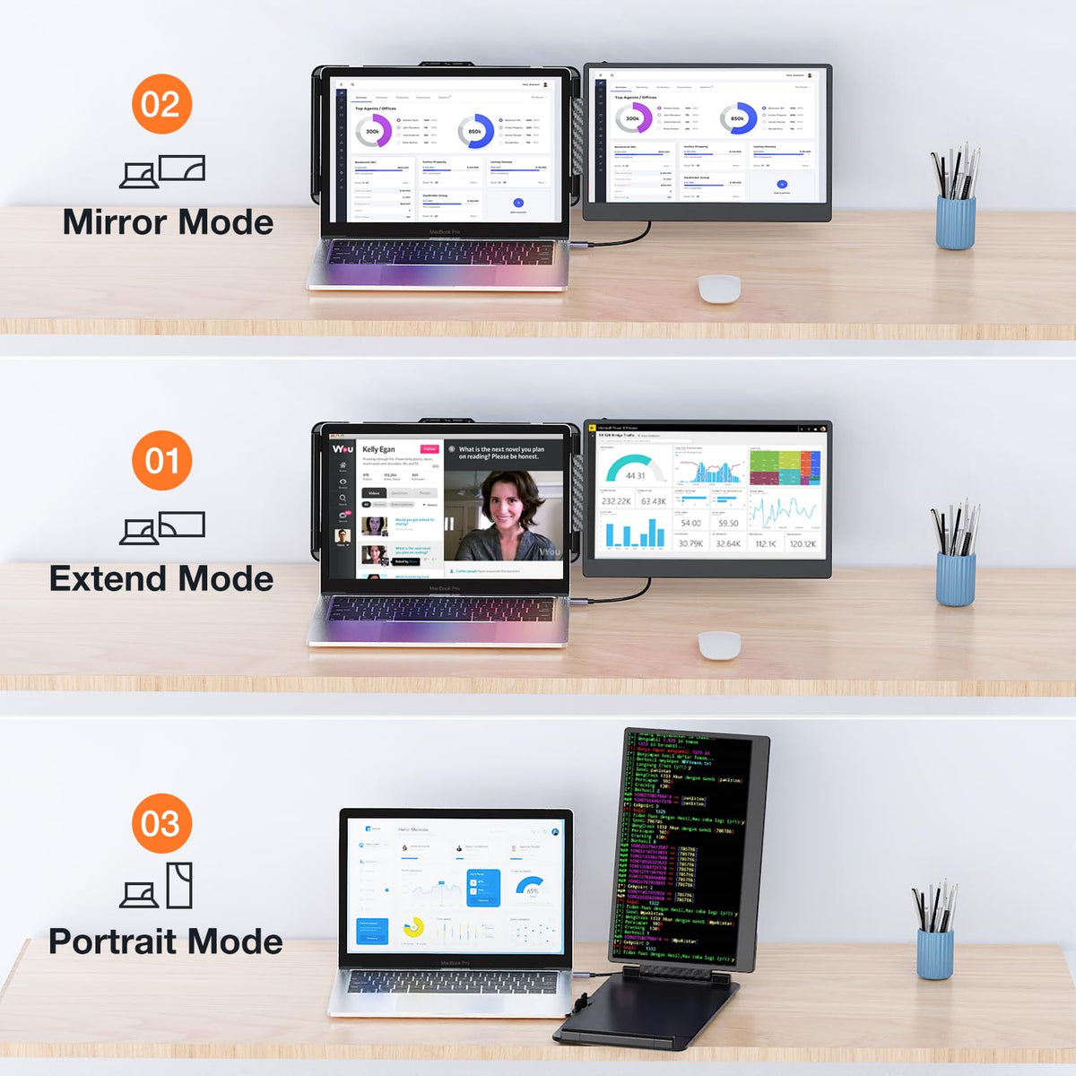 Bonitooys multi-mode extender supports Extended view for expanded workflow