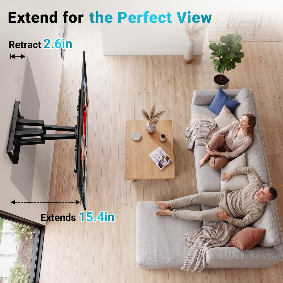 BONTEC cable management detail with ties for neat concealed wiring