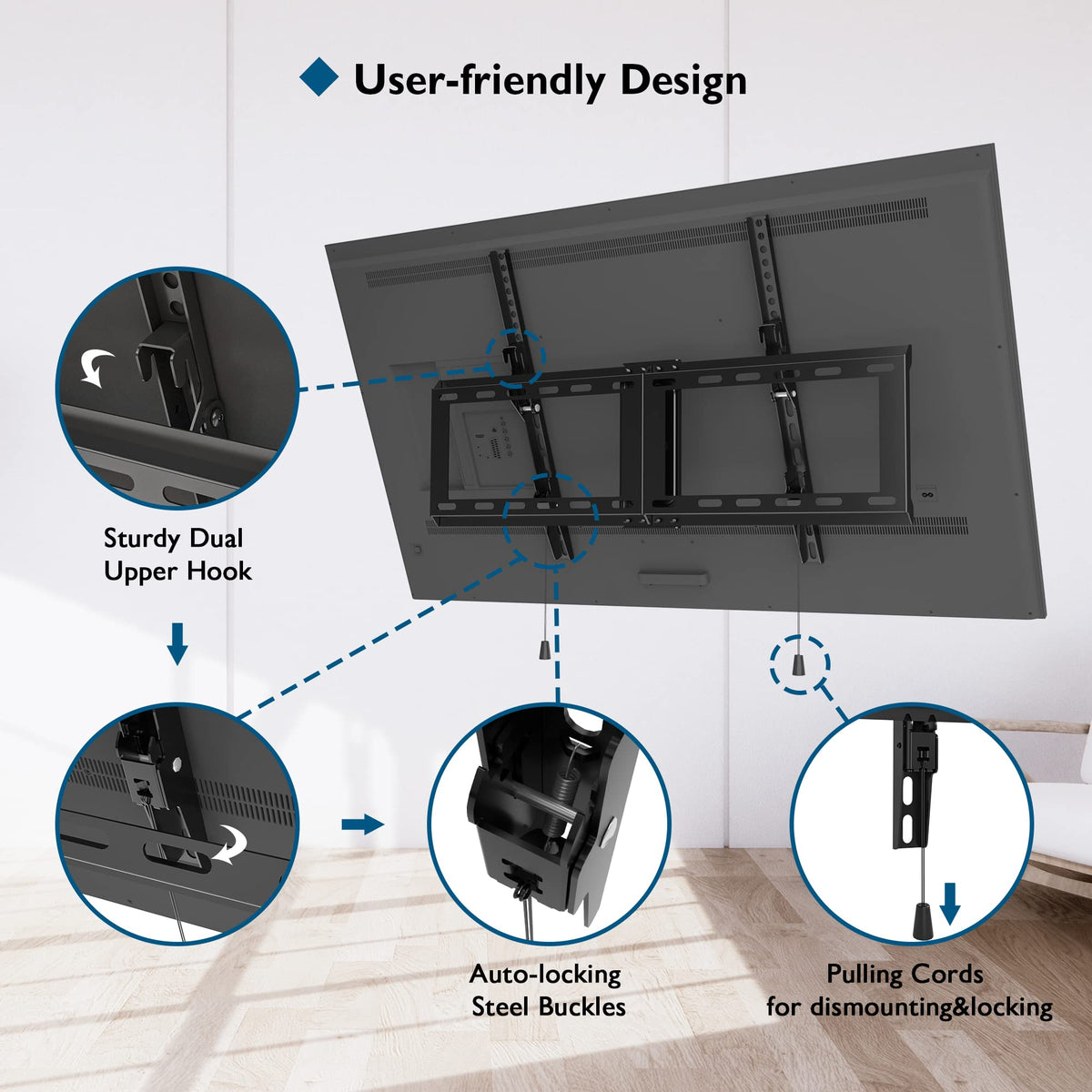 BONTEC easy-installation kit with bubble level for quick setup
