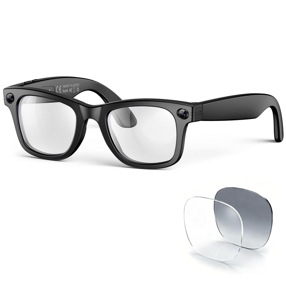 BooaBei AI Smart Glasses with 8MP camera for vivid on-the-go photos.