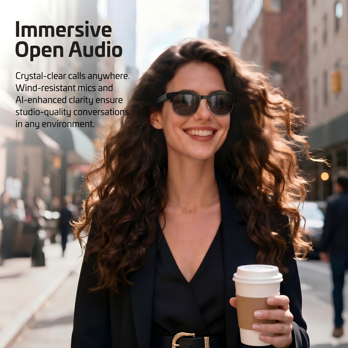 BooaBei AI Smart Glasses IP67 waterproof and sweatproof design