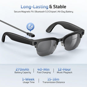 BooaBei AI Smart Glasses let you swap lenses for different settings