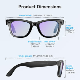 BooaBei frames support removable lenses for easy adaptation.