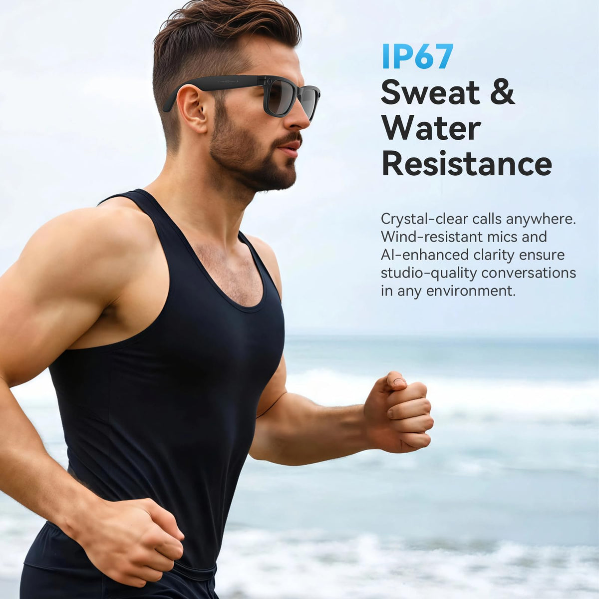 BooaBei IP67 waterproof design withstands rain, sweat, and dust during adventures.