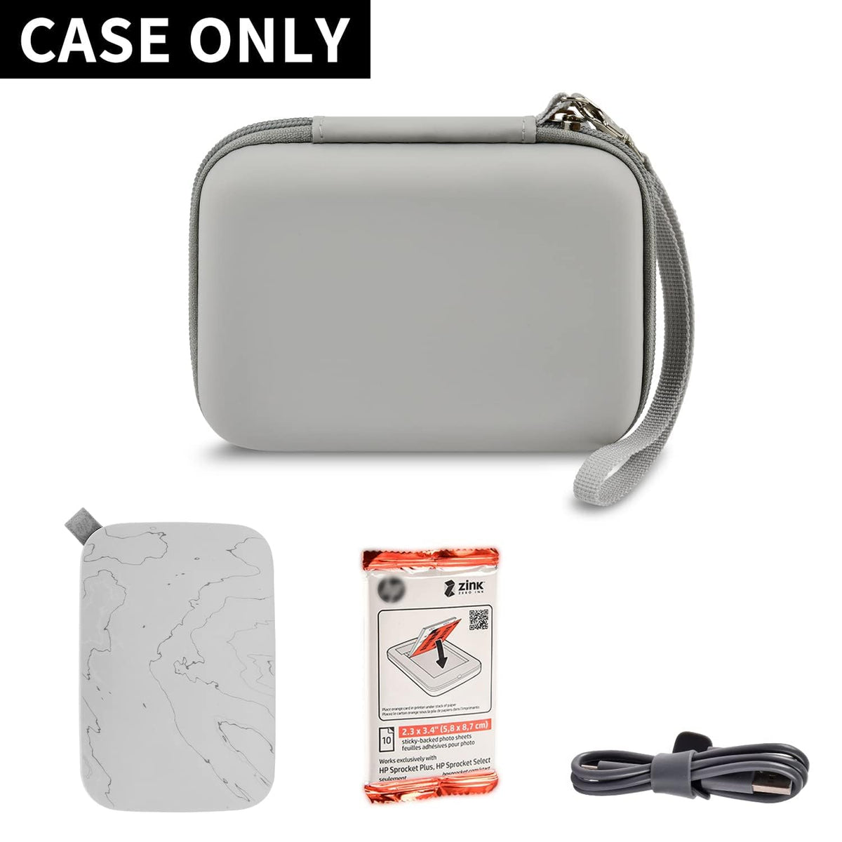 Boobowl Case for HP Sprocket 2nd Edition with snug, organized storage