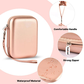 Boobowl HP Sprocket case, zippered pocket keeps paper packs organized.