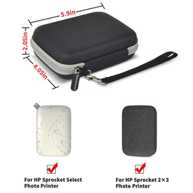 Boobowl case with elastic band secures 2x3/2nd Edition for stable on-the-go printing.
