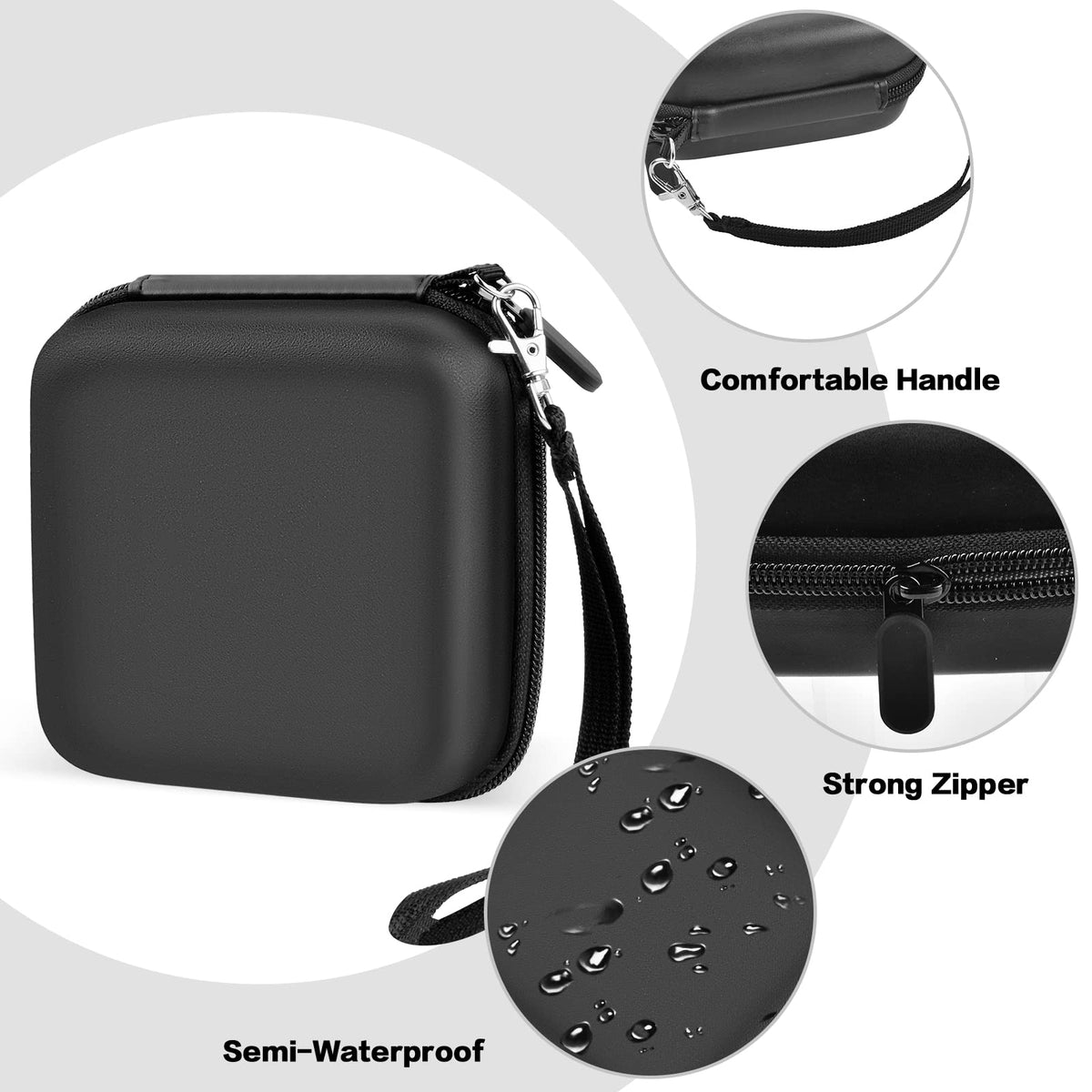 Boobowl mesh pocket holding adapter and USB for tidy storage