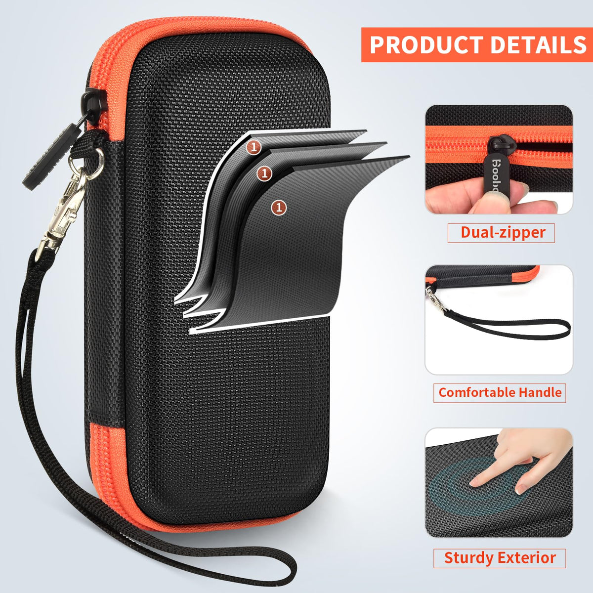 Boobowl Solis Go case elastic strap keeps hotspot secure during transit