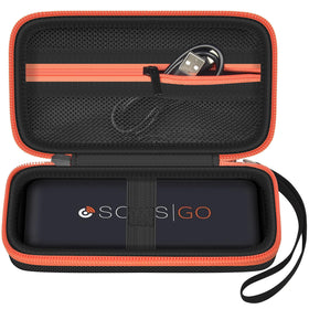 Boobowl Solis Go case inside view shows snug fit for secure travel