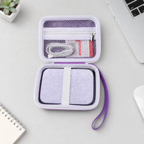 Boobowl Sprocket case purple color adds style on trips.