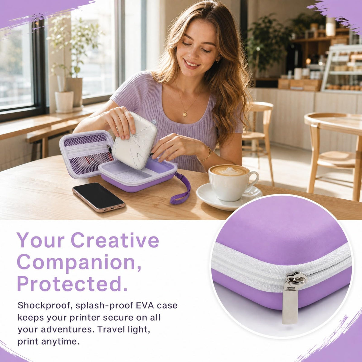 Boobowl Sprocket case is compact and travel friendly.