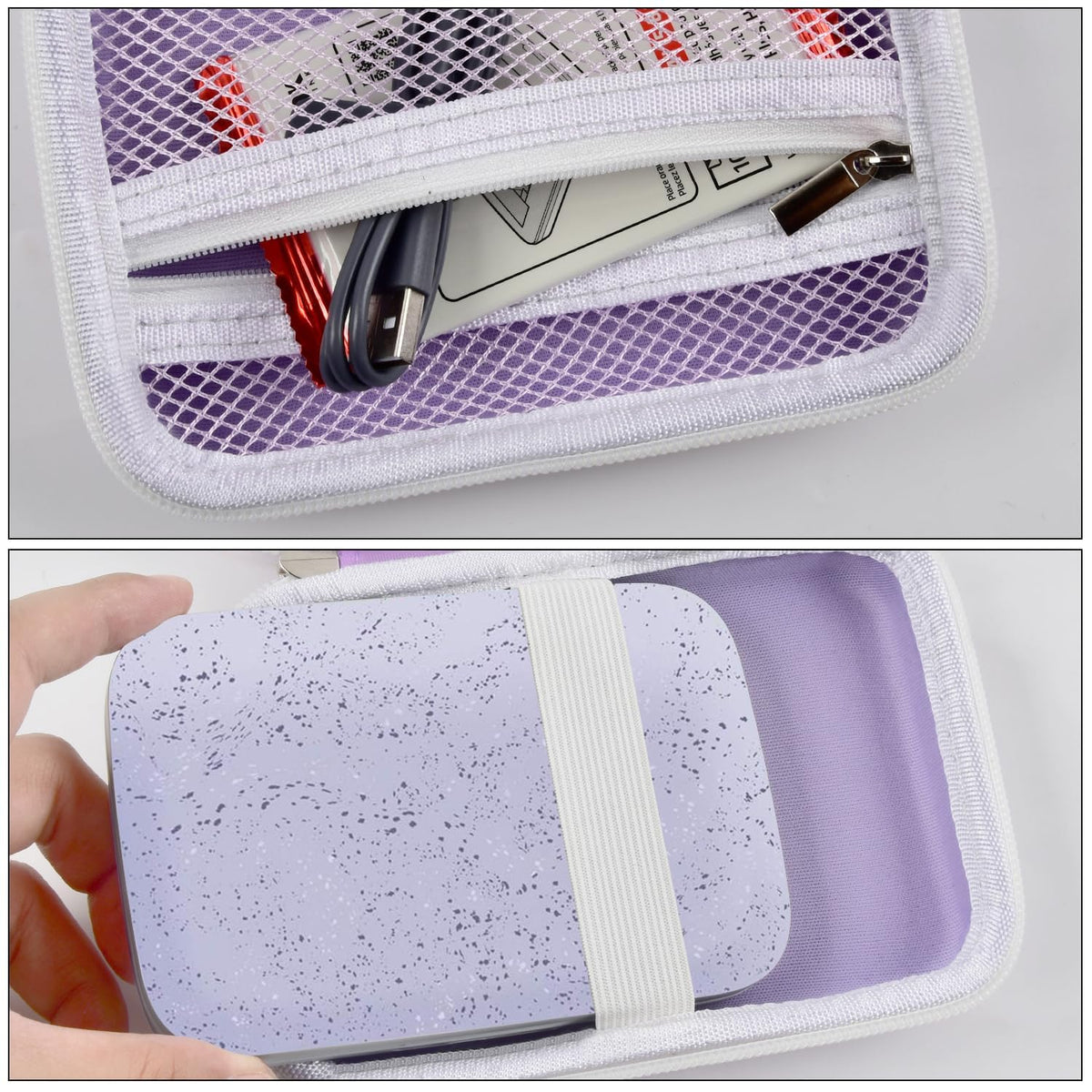 Boobowl Sprocket case with zipper prevents accessories from falling.