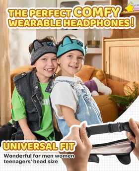 Boodlab Kids Headband Headphones ideal for school use and travel.