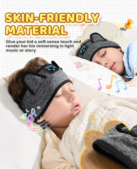 Boodlab Kids Headband Headphones sleep-band comfort supports calm bedtime routines.