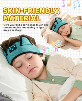 Boodlab Kids Headband in wireless mode for kid-friendly portability.