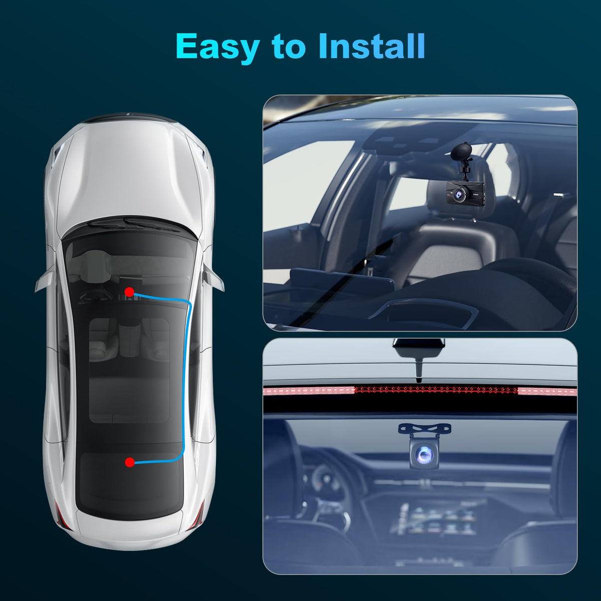 Boogiio dashcam 24H parking mode with G-sensor for security events.