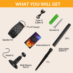 Boopp gift-ready-pack includes two lantern speakers for gifting.