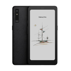 BOOX Palma 2 Pro front view, compact and portable for reading anywhere.