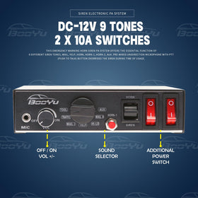 BooYu IP66 steel enclosure protects siren hardware