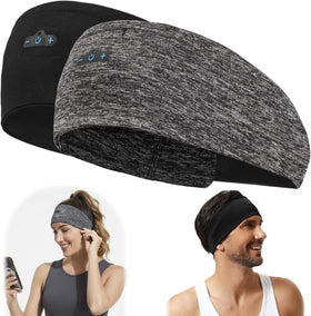 BORAYDA Bluetooth headband sleep headphones with discreet earphones for hands-free listening.