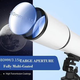 BORWOLF finder scope close-up aiding object location at night